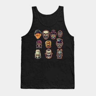 Sinister Scary Spooky Cheap Halloween Costume Tank Top